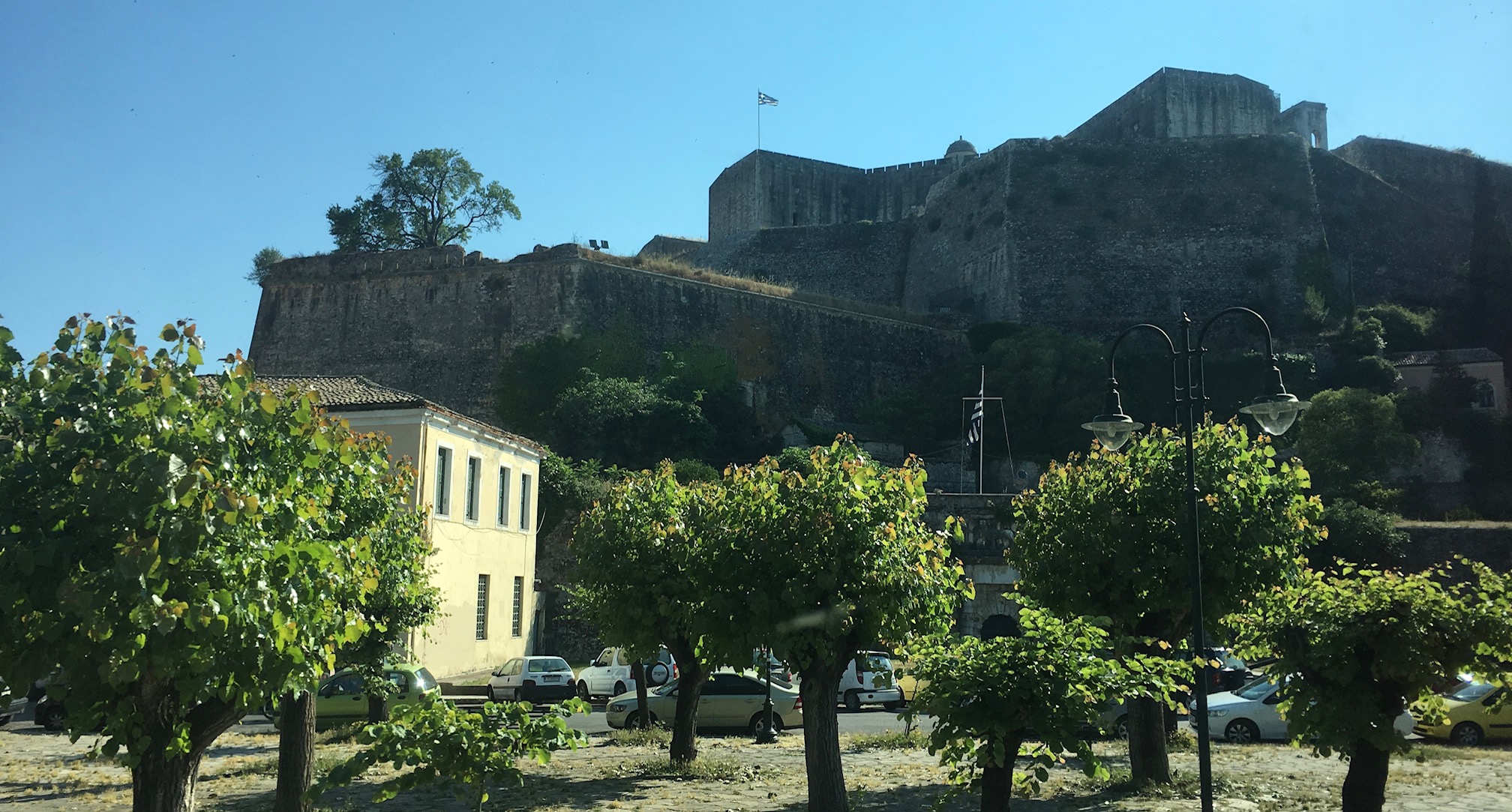 Panoramic view of Corfu Old Town
